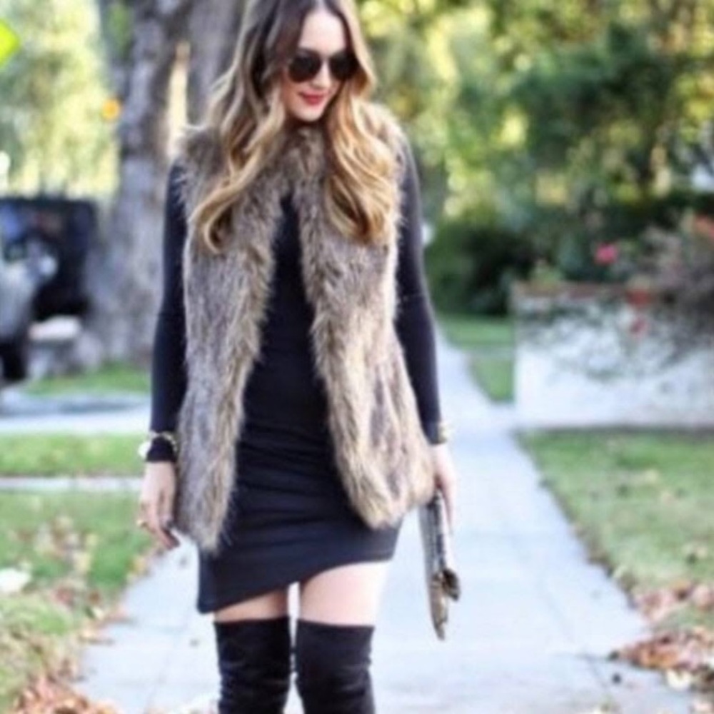 Rachel Zoe Faux Fur Vest